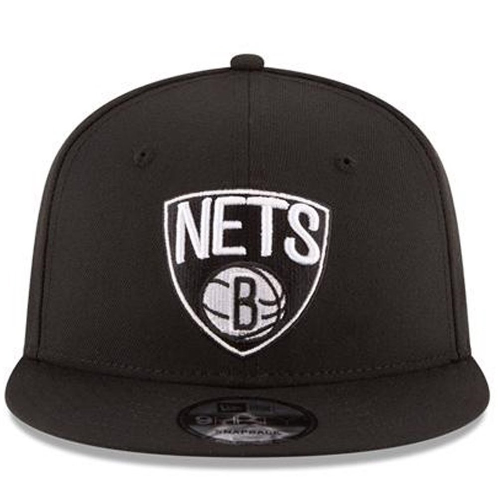 New Era 59Fifty Brooklyn Nets Black Fitted Cap - Size: 8⅜